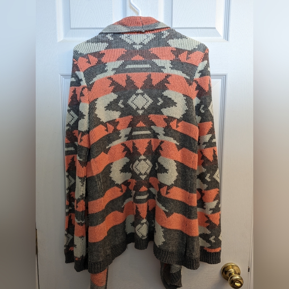 Boho Cardigan - Aztec pattern - size M - Picture 2 of 6